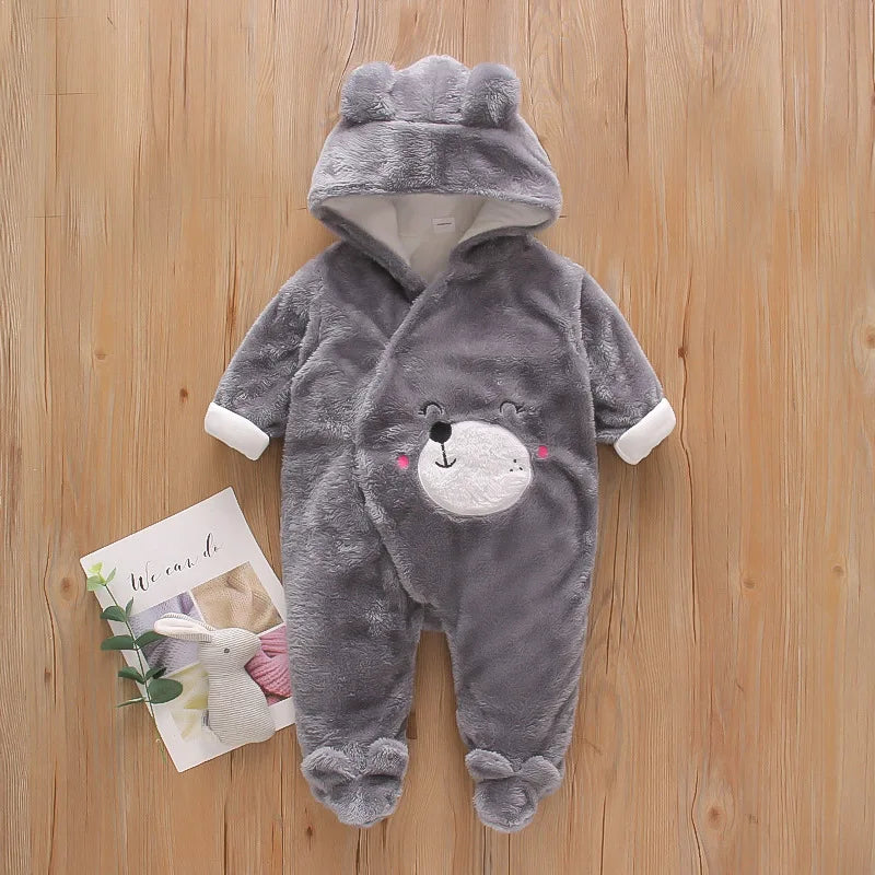 Cute Baby Plush Climbing Clothes