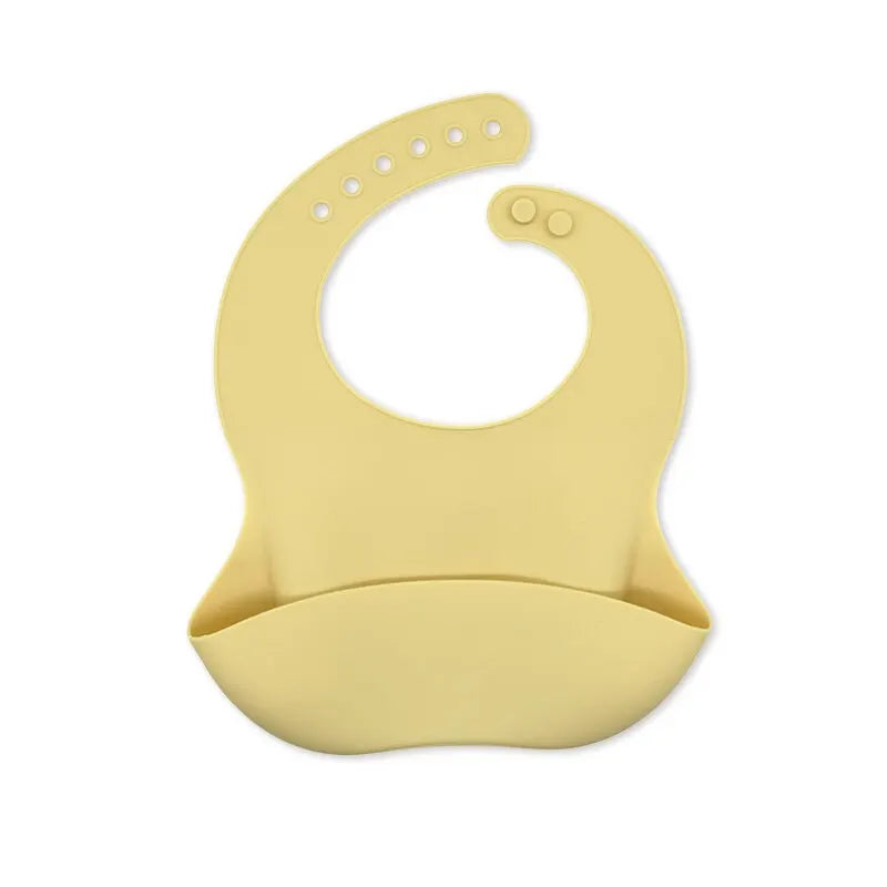 Waterproof Baby Bibs - Adjustable Soft Silicone