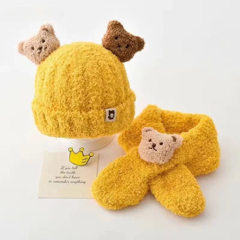 Baby Hat and Scarf for Girls Boys