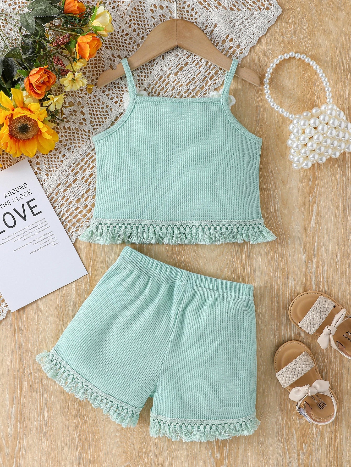 Cute Tassel and Shorts set.