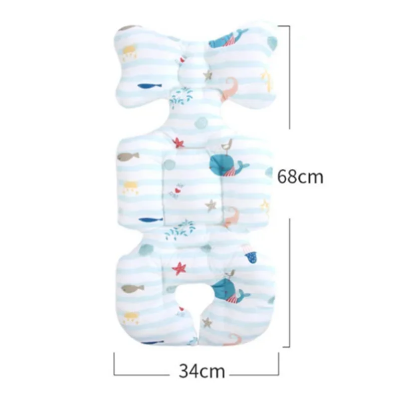 1 PCS Stroller Cotton Breathable Cushion Seat