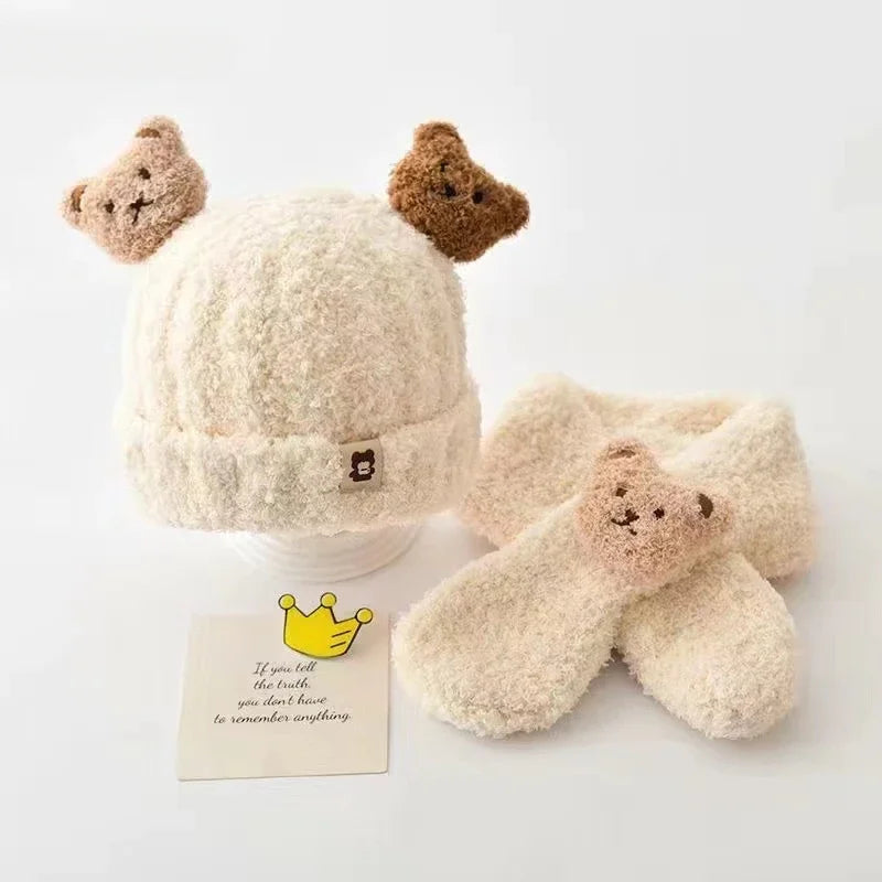 Baby Hat and Scarf for Girls Boys