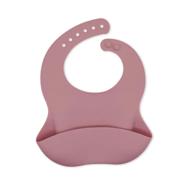 Waterproof Baby Bibs - Adjustable Soft Silicone