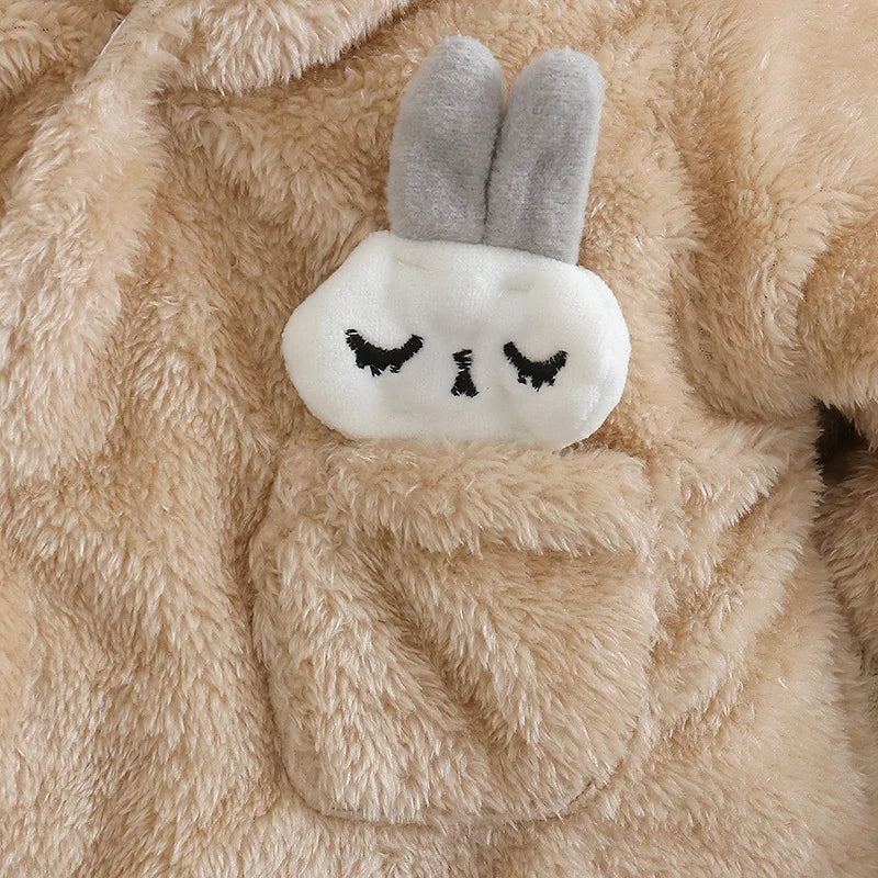 Cute Baby Plush Climbing Clothes