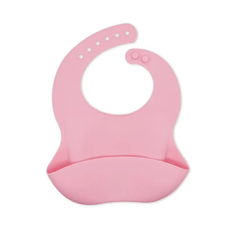 Waterproof Baby Bibs - Adjustable Soft Silicone