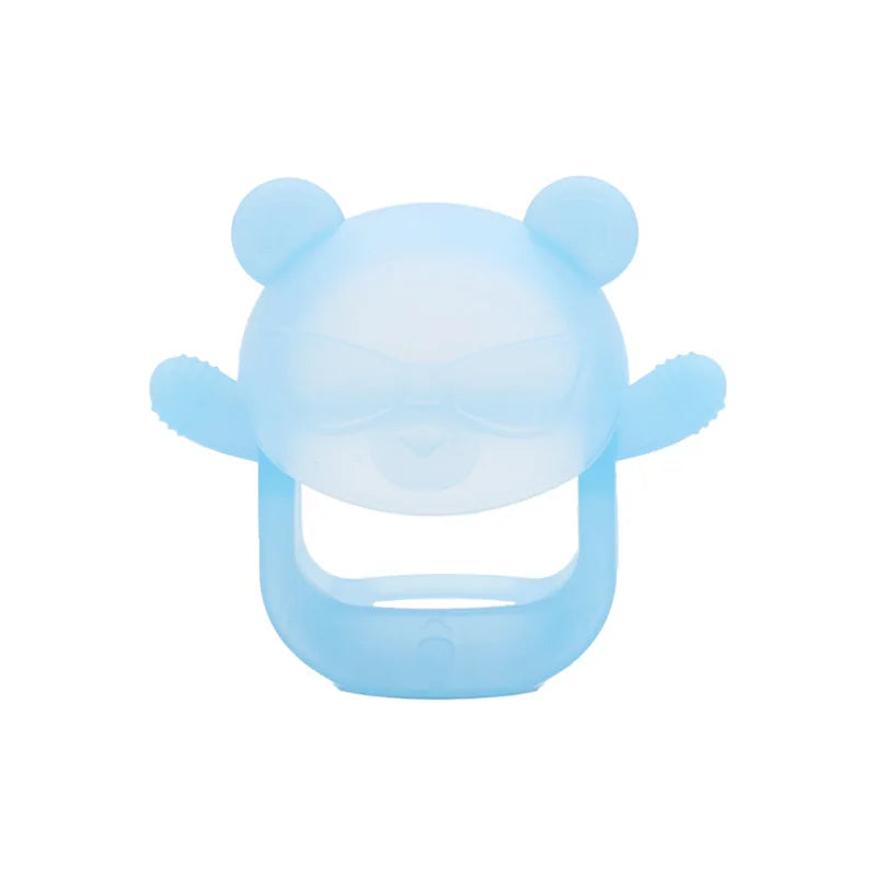 Never Drop Silicone Teething Toys for Babies, Infant Hand Teether Pacifiers Breastfeeding Babies, Teethers Toy For New Born