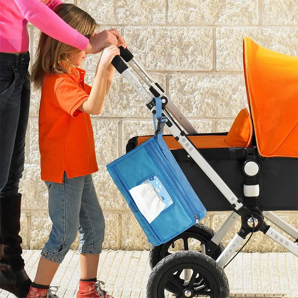 Portable Waterproof Baby Changing Mat with Pockets