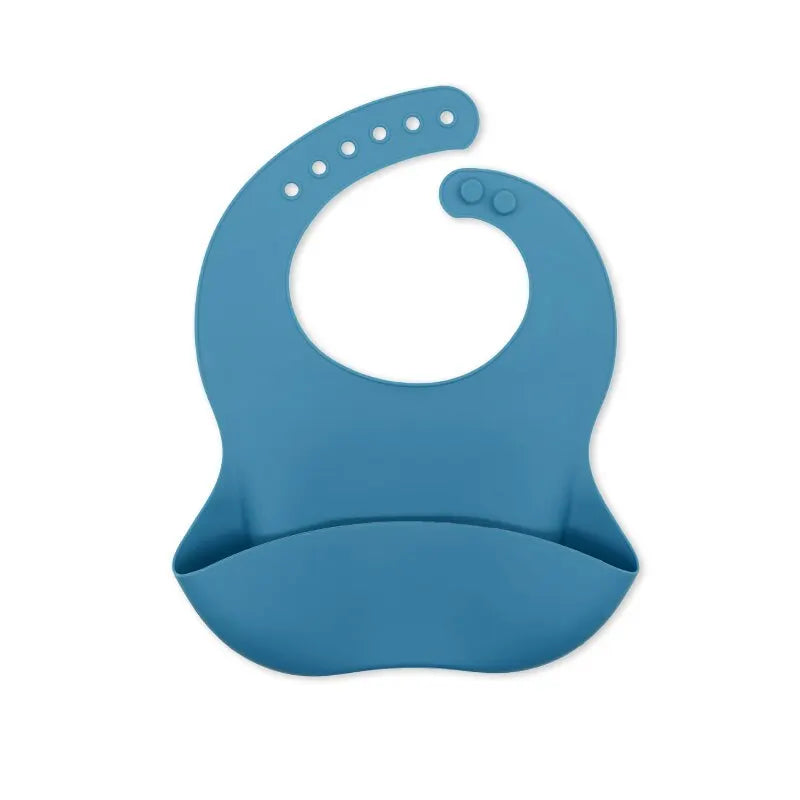 Waterproof Baby Bibs - Adjustable Soft Silicone