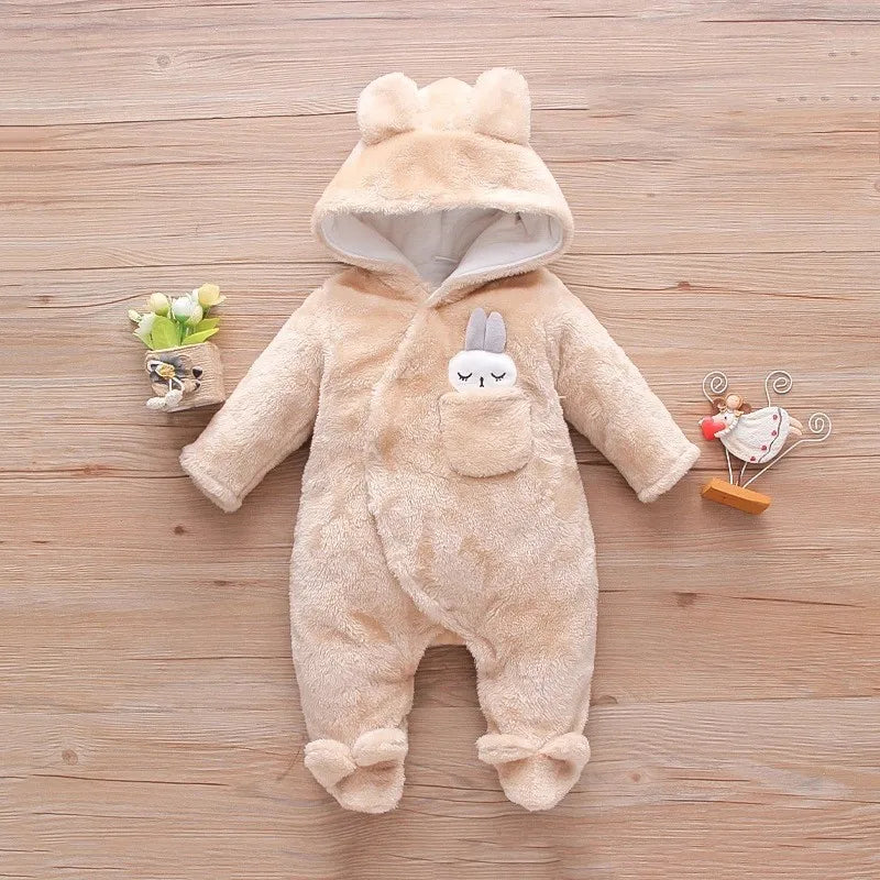 Cute Baby Plush Climbing Clothes