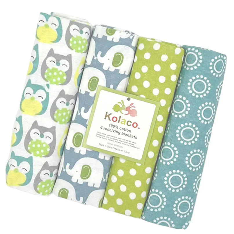4pcs/pack 100% Cotton Swaddle