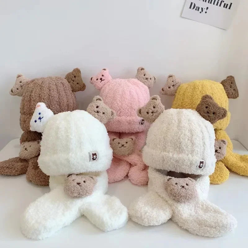 Baby Hat and Scarf for Girls Boys