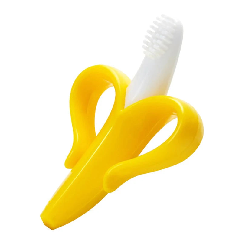 Banana Baby Teether and Toothbrush BPA Free