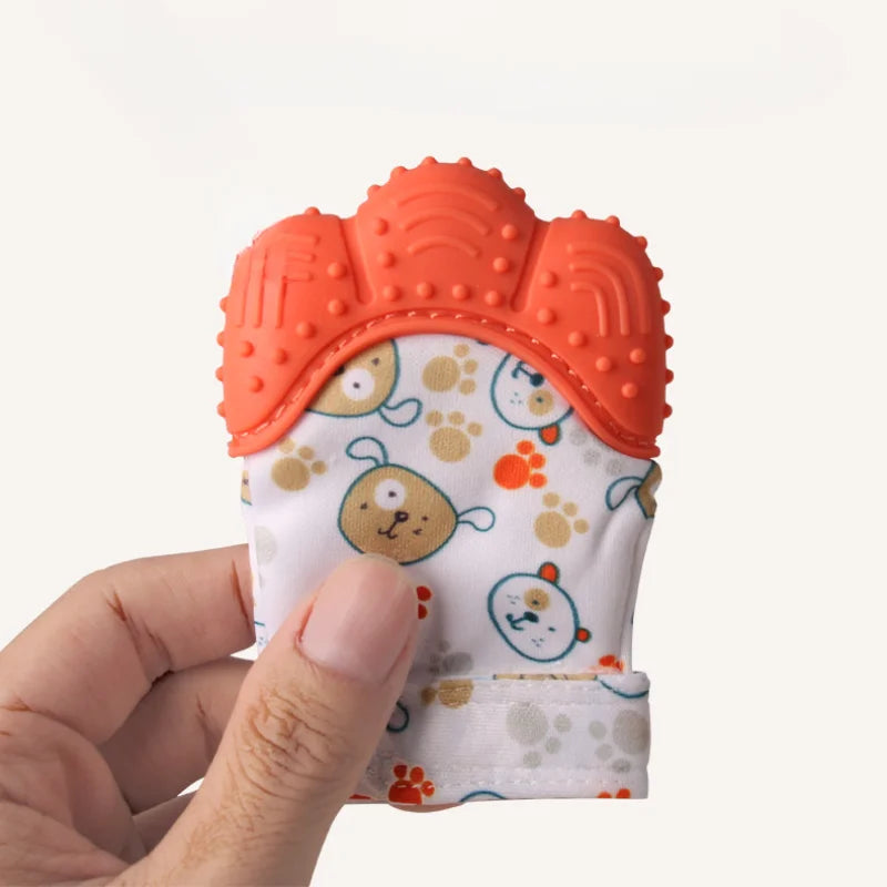 Baby Teether. Mittens, Chewing Gloves for Babies