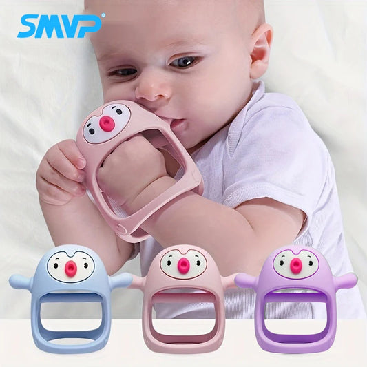 Never Drop Silicone Teething Toys for Babies, Infant Hand Teether Pacifiers Breastfeeding Babies, Teethers Toy For New Born