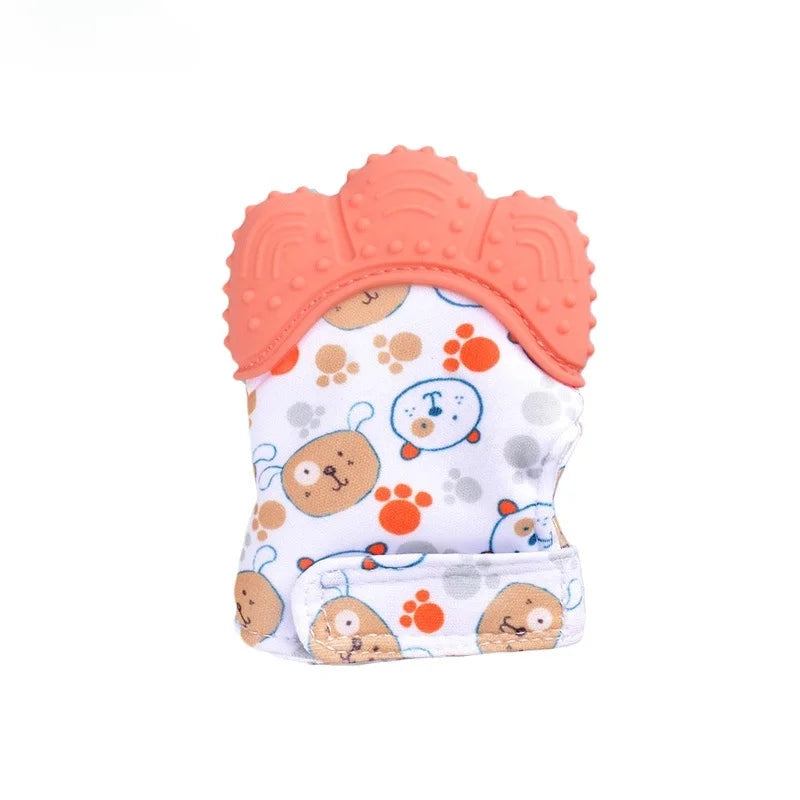 Baby Teether. Mittens, Chewing Gloves for Babies