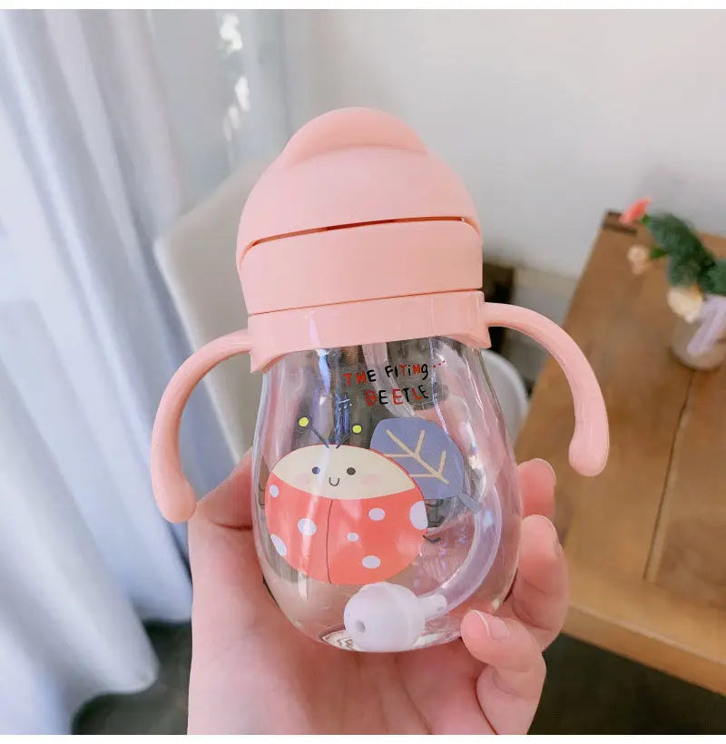 350ml Baby Bottles Drinking Bottle With Straw