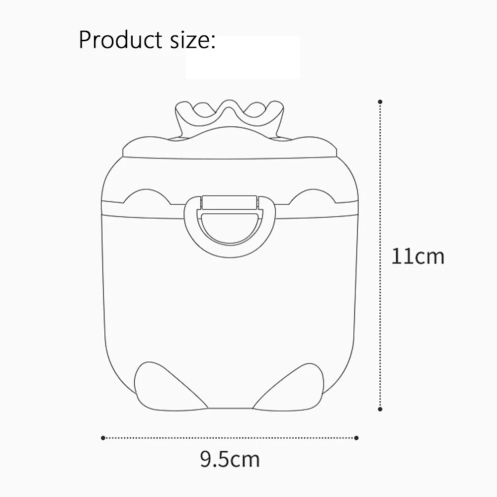 Baby Milk Powder and Snacks box - NO BPA
