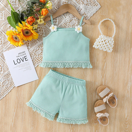 Cute Tassel and Shorts set.