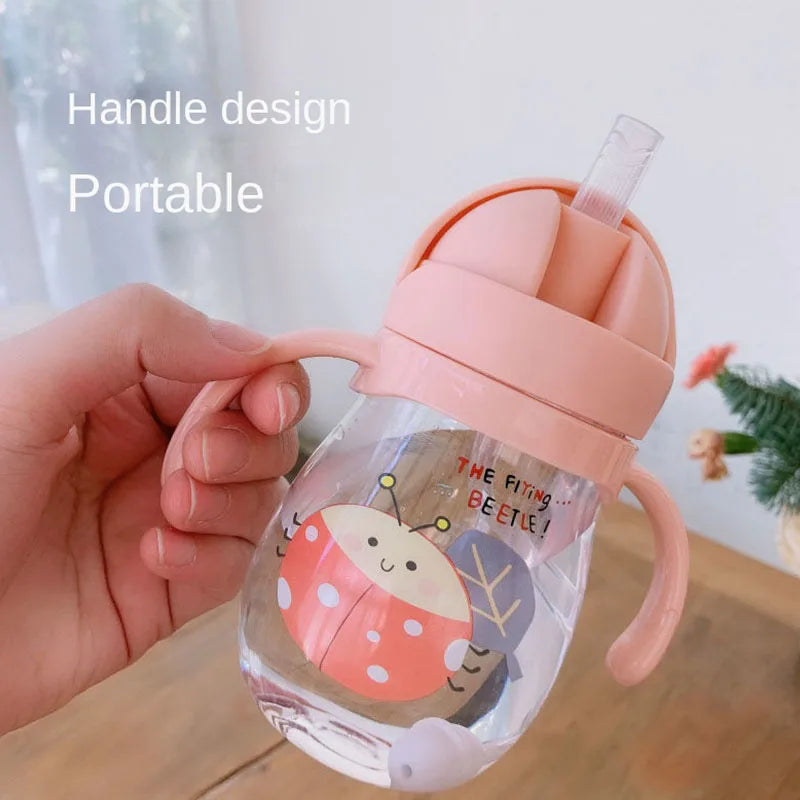 350ml Baby Bottles Drinking Bottle With Straw