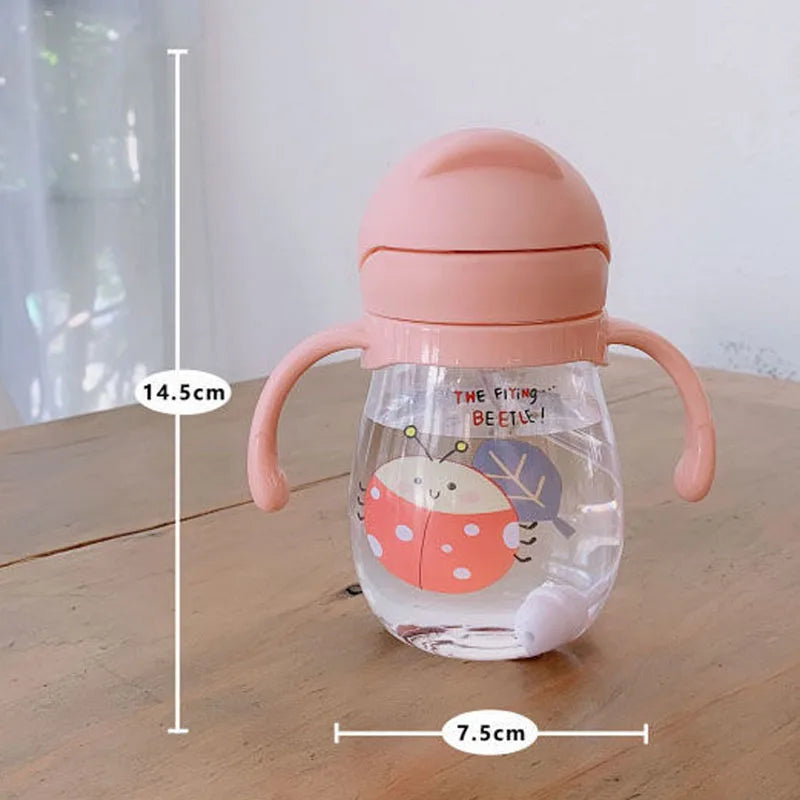 350ml Baby Bottles Drinking Bottle With Straw