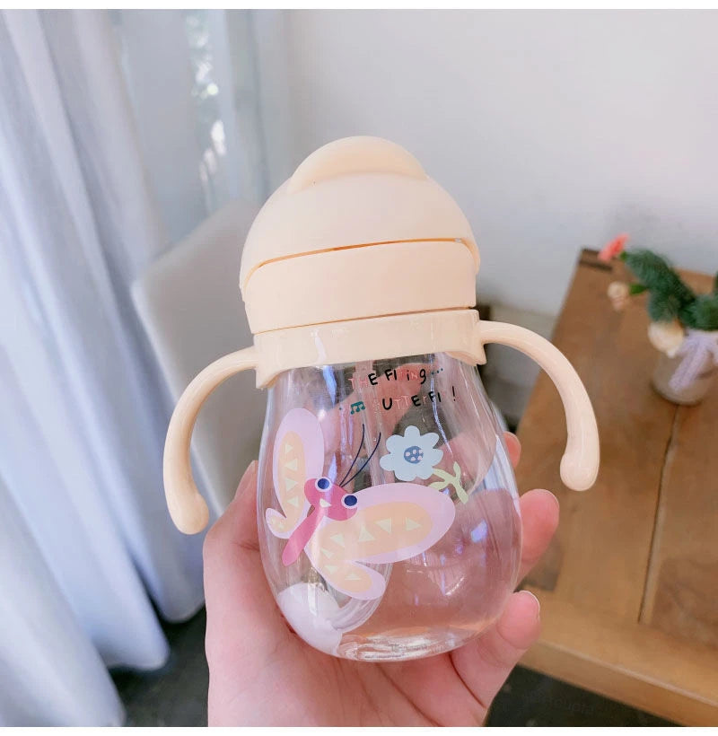 350ml Baby Bottles Drinking Bottle With Straw